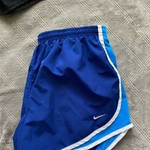 blue nike shorts